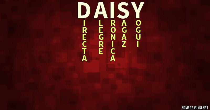 Acróstico daisy