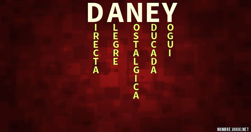 Acróstico daney