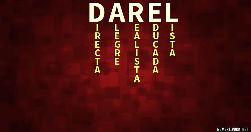 Acróstico darel