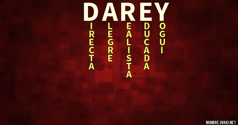 Acróstico darey