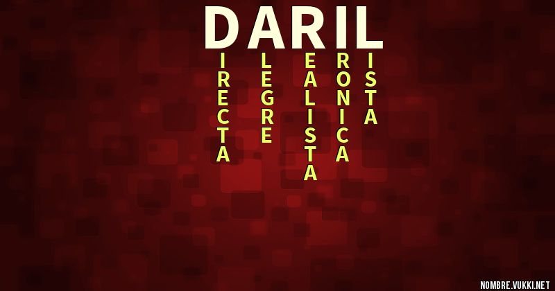 Acróstico daril