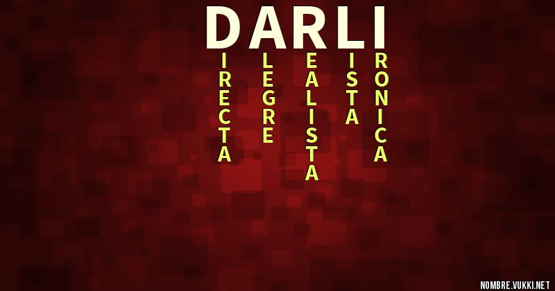 Acróstico darli