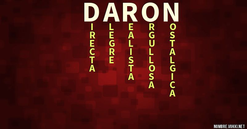 Acróstico daron
