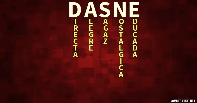 Acróstico dasne