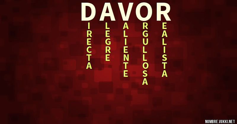 Acróstico davor