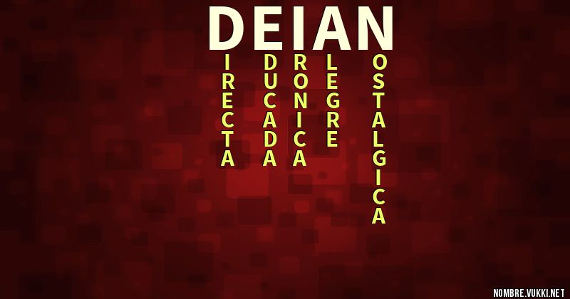 Acróstico deian