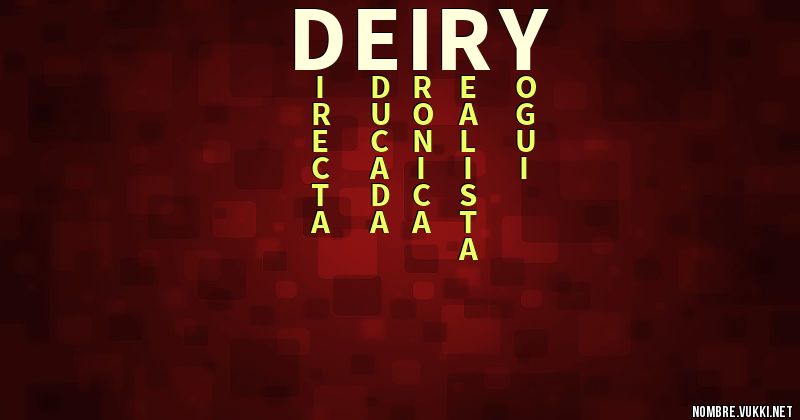 Acróstico deiry