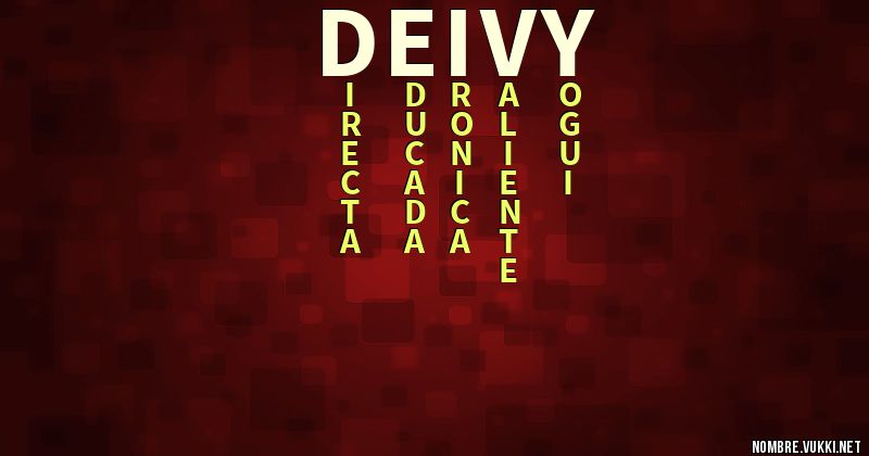 Acróstico deivy