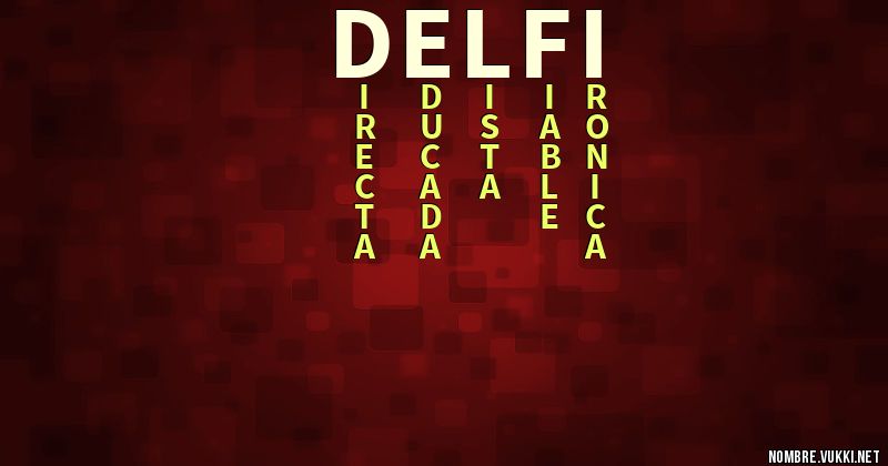Acróstico delfi
