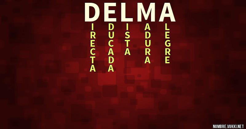 Acróstico delma