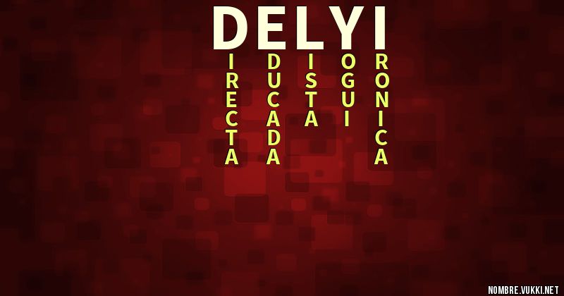 Acróstico delyi