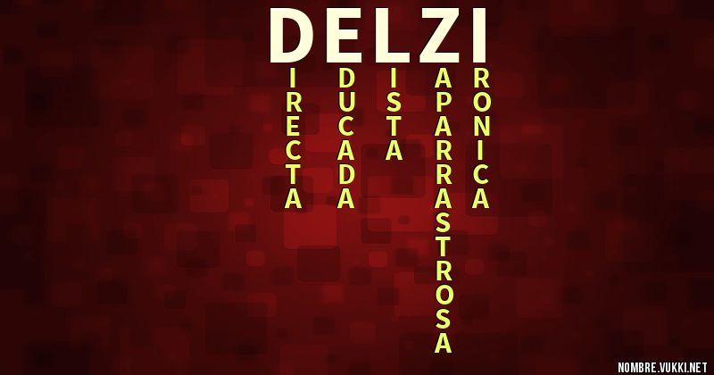 Acróstico delzi