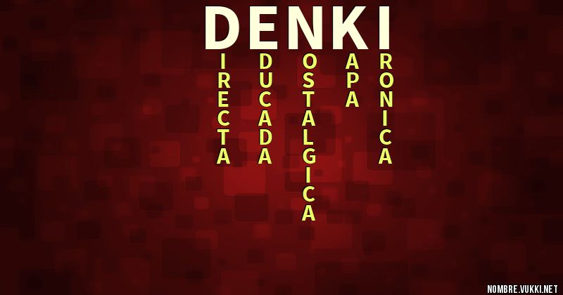 Acróstico denki