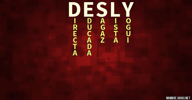 Acróstico desly