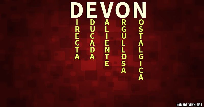 Acróstico devon
