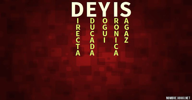 Acróstico deyis