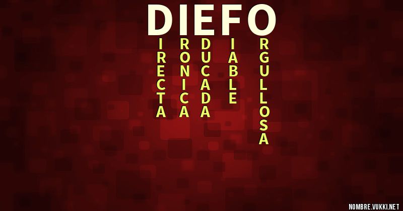 Acróstico diefo