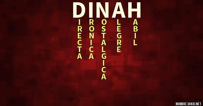 Acróstico dinah