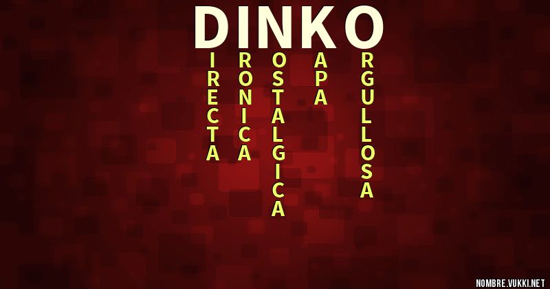 Acróstico dinko