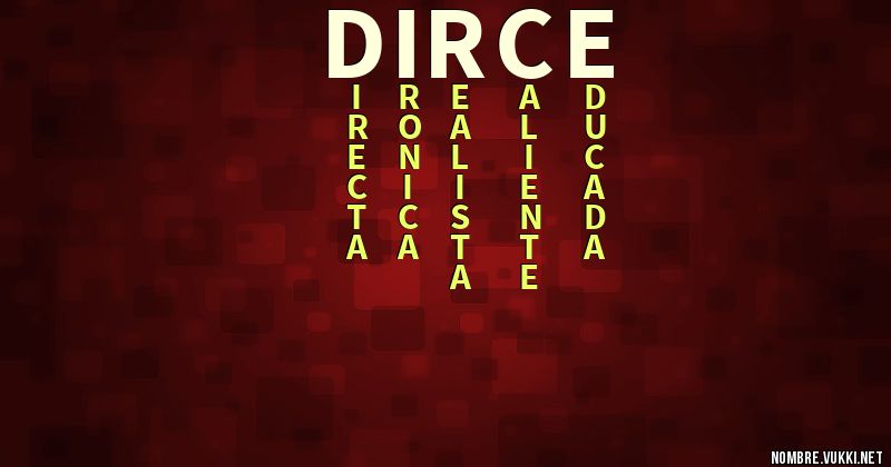 Acróstico dirce