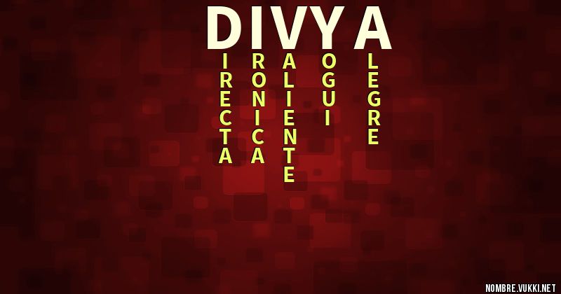 Acróstico divya