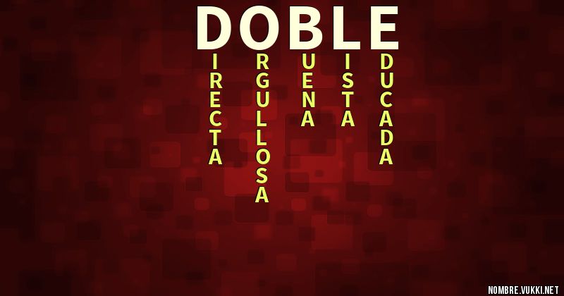 Acróstico doble