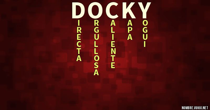 Acróstico docky