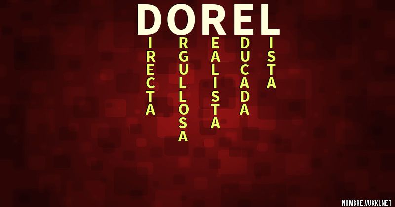 Acróstico dorel