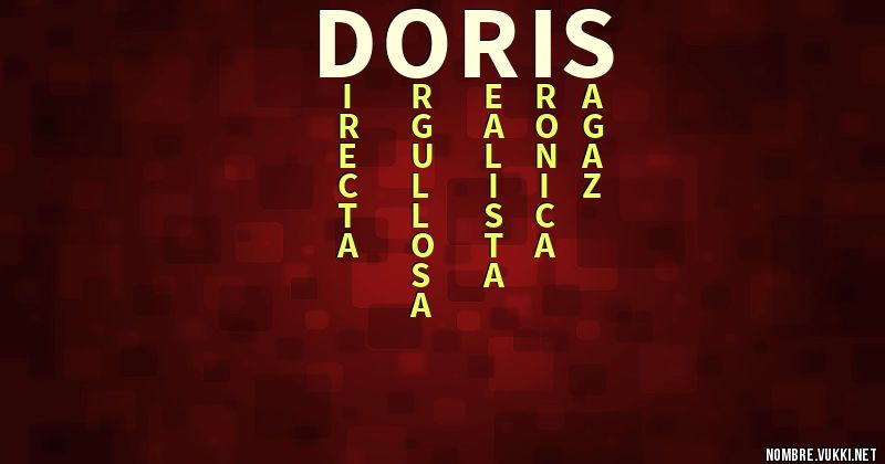 Acróstico doris