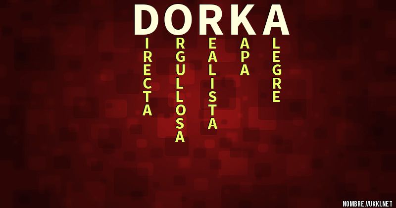 Acróstico dorka