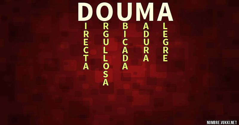 Acróstico douma