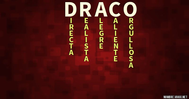 Acróstico draco