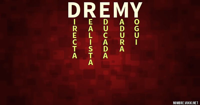 Acróstico dremy