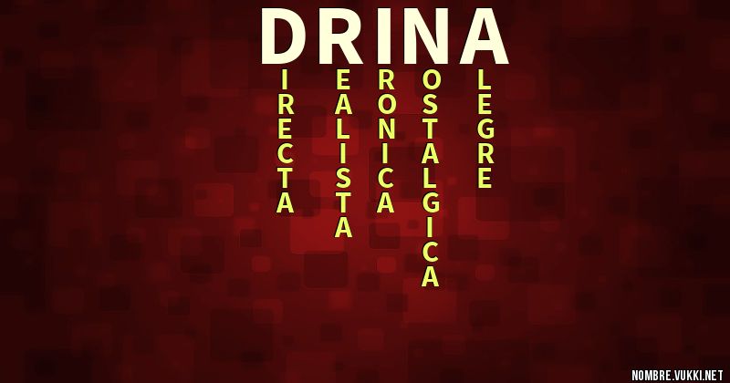 Acróstico drina