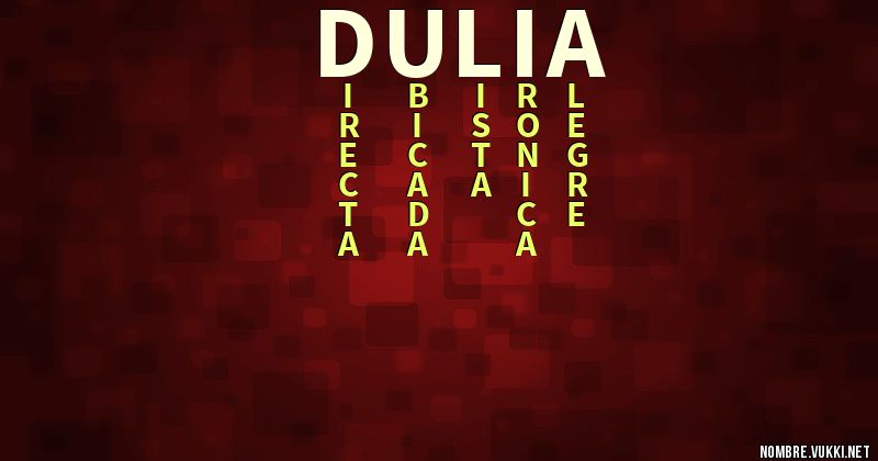 Acróstico dulia