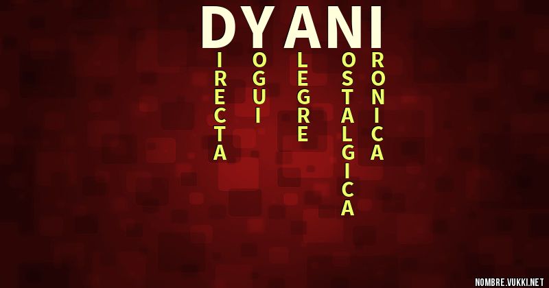 Acróstico dyani