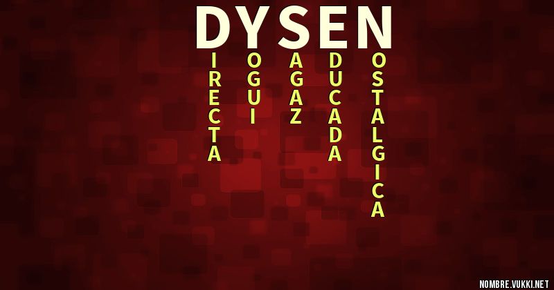 Acróstico dysen