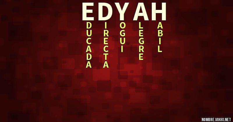 Acróstico edyah