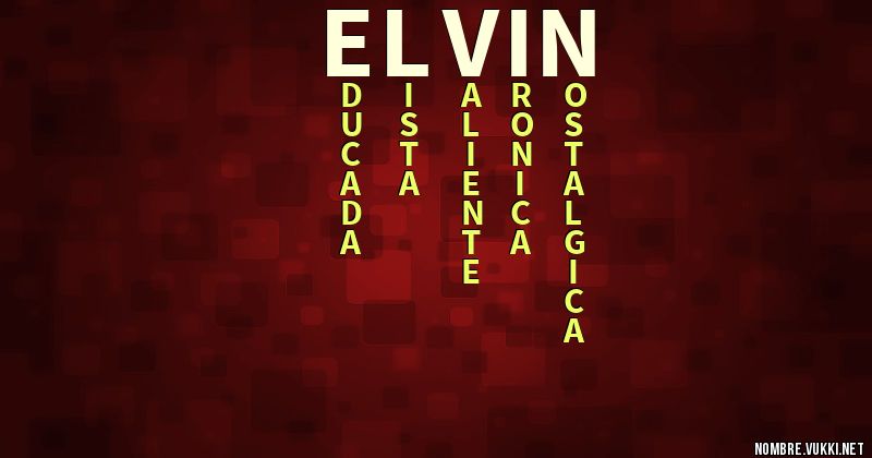 Acróstico elvin