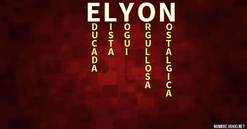 Acróstico elyon