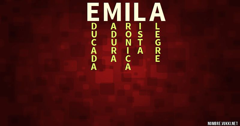 Acróstico emila