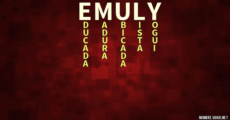 Acróstico emuly