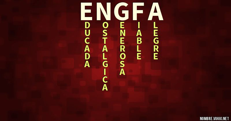 Acróstico engfa