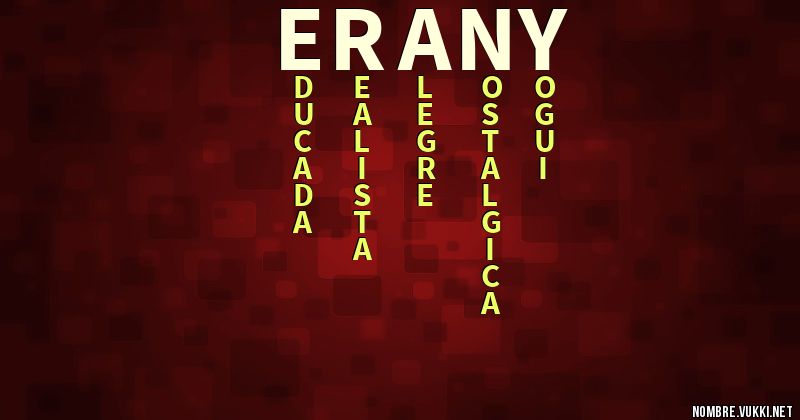 Acróstico erany