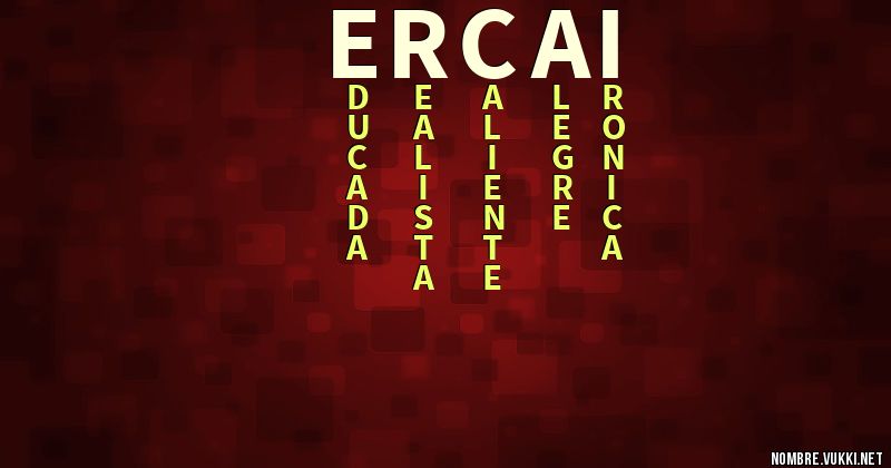 Acróstico ercai