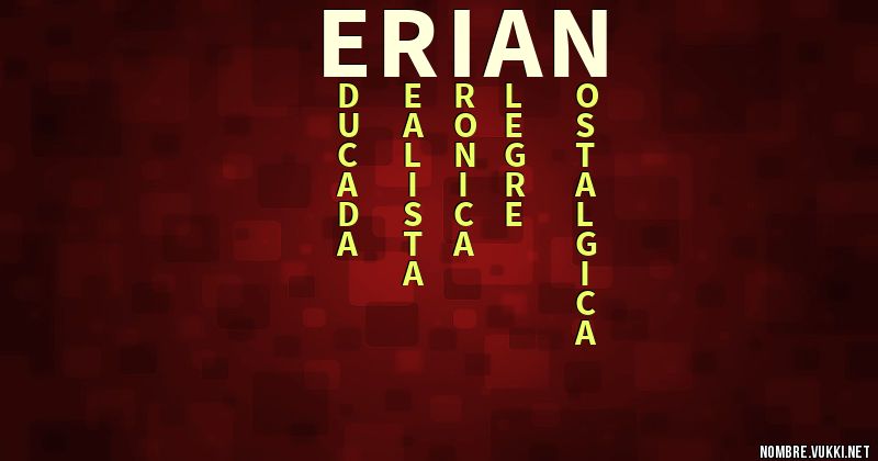 Acróstico erian