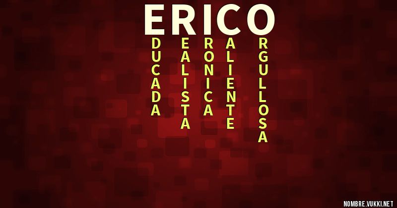 Acróstico erico