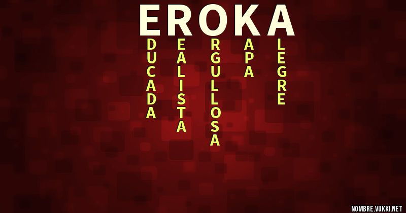 Acróstico eroka
