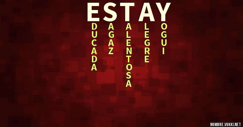 Acróstico estay