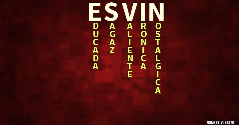 Acróstico esvin